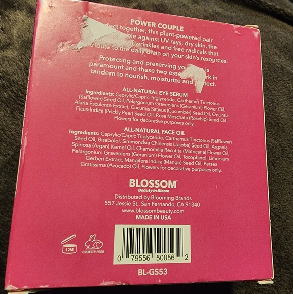 New Blossom Beauty In Bloom All Natural Eye Serum And Face Oil Power Couple Set - Picture 5 of 5